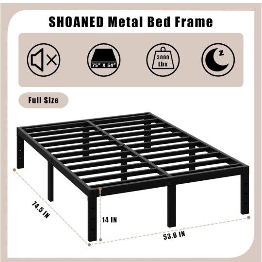New Full Size Bed Frame Item 1289
