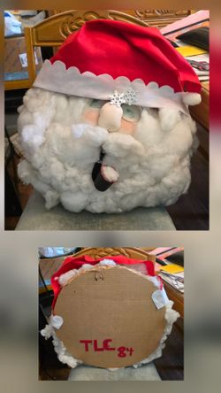 FREE - Handmade Santa Wreath / Christmas Decor