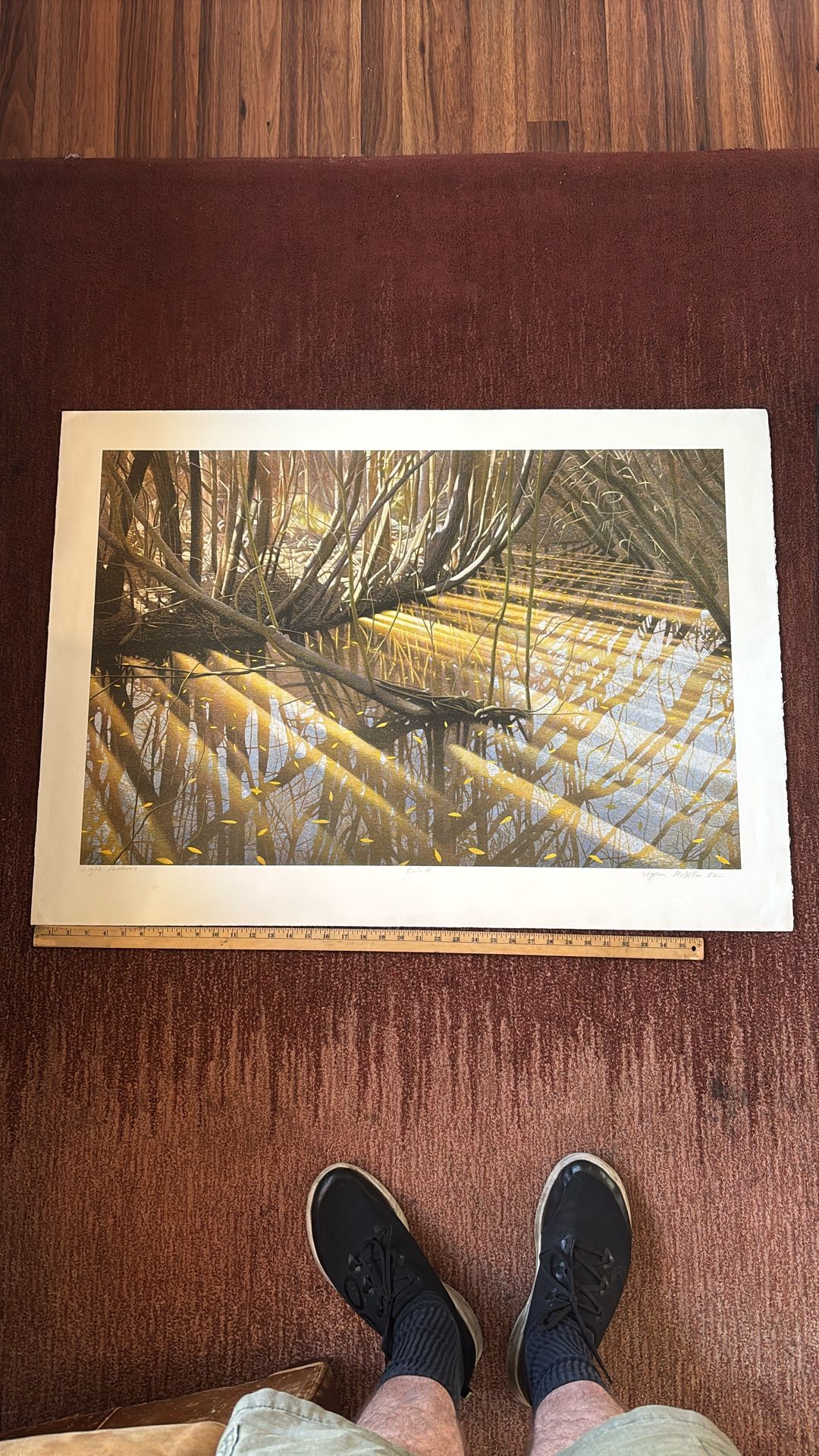 Art Print Aquatint Stephan McMillan (light Pattens)