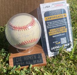 Cal Ripken Jr. Signed Baseball JSA Certified
