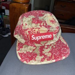 Supreme Floral Camp Hat