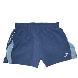 gymshark sport shorts 5" heavy blue iron blue