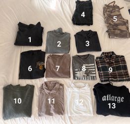 Men’s tops and bottoms