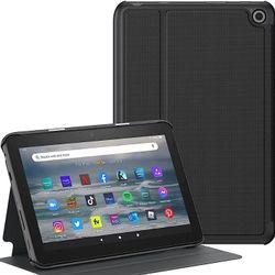 Soke Case Fits Kindle Fire 7 Tablet (12th Generation, 2022 Release), Premium Protective Light Weight Folio Stand Cover with Auto Wake/Sleep for All-Ne