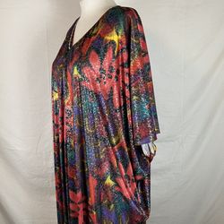 Vintage 80s David Brown California Caftan Psychedelic Dress I Magnin One  Size for Sale in West Linn, OR - OfferUp