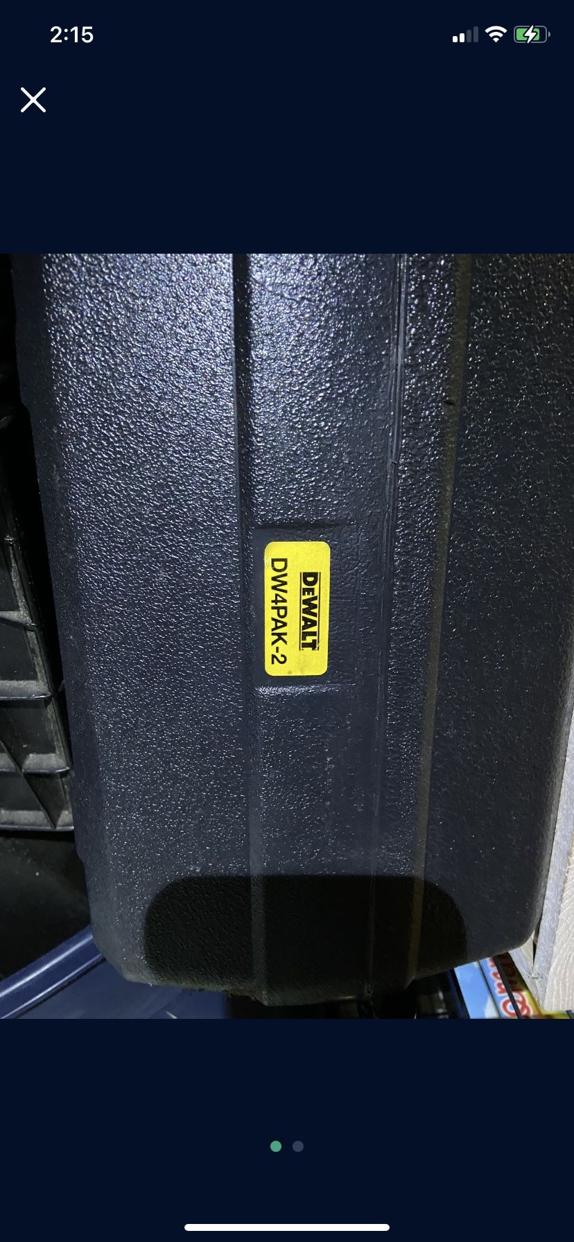 Dewalt Case Dw4pak-2 Tool Storage Case
