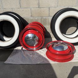 Vintage Chevrolet Wheel and Tire set