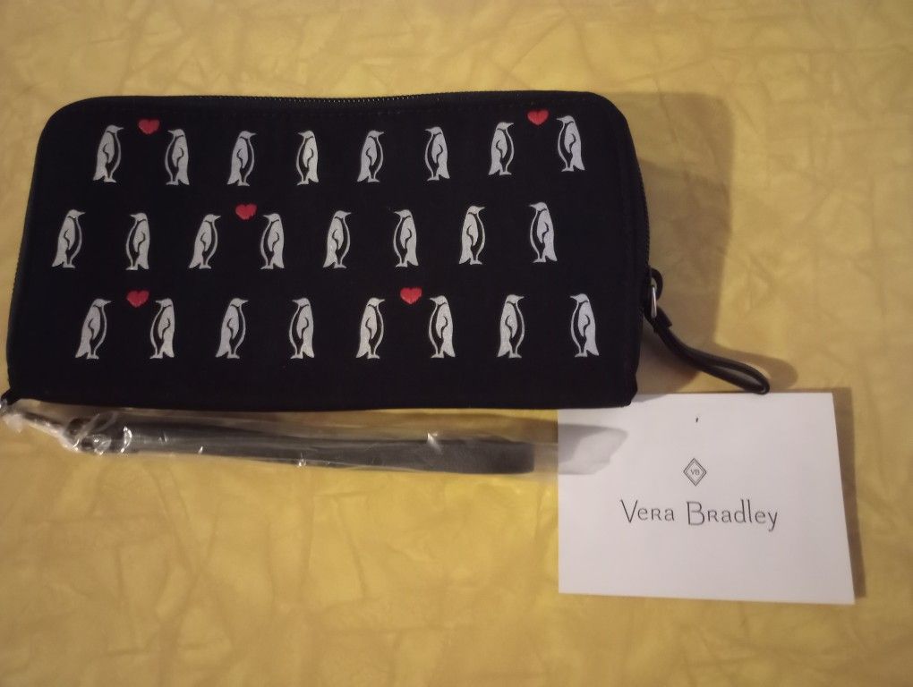 NEW Vera Bradley Penguin Wallet 