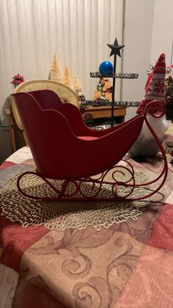 Christmas Santa Sleigh $5
