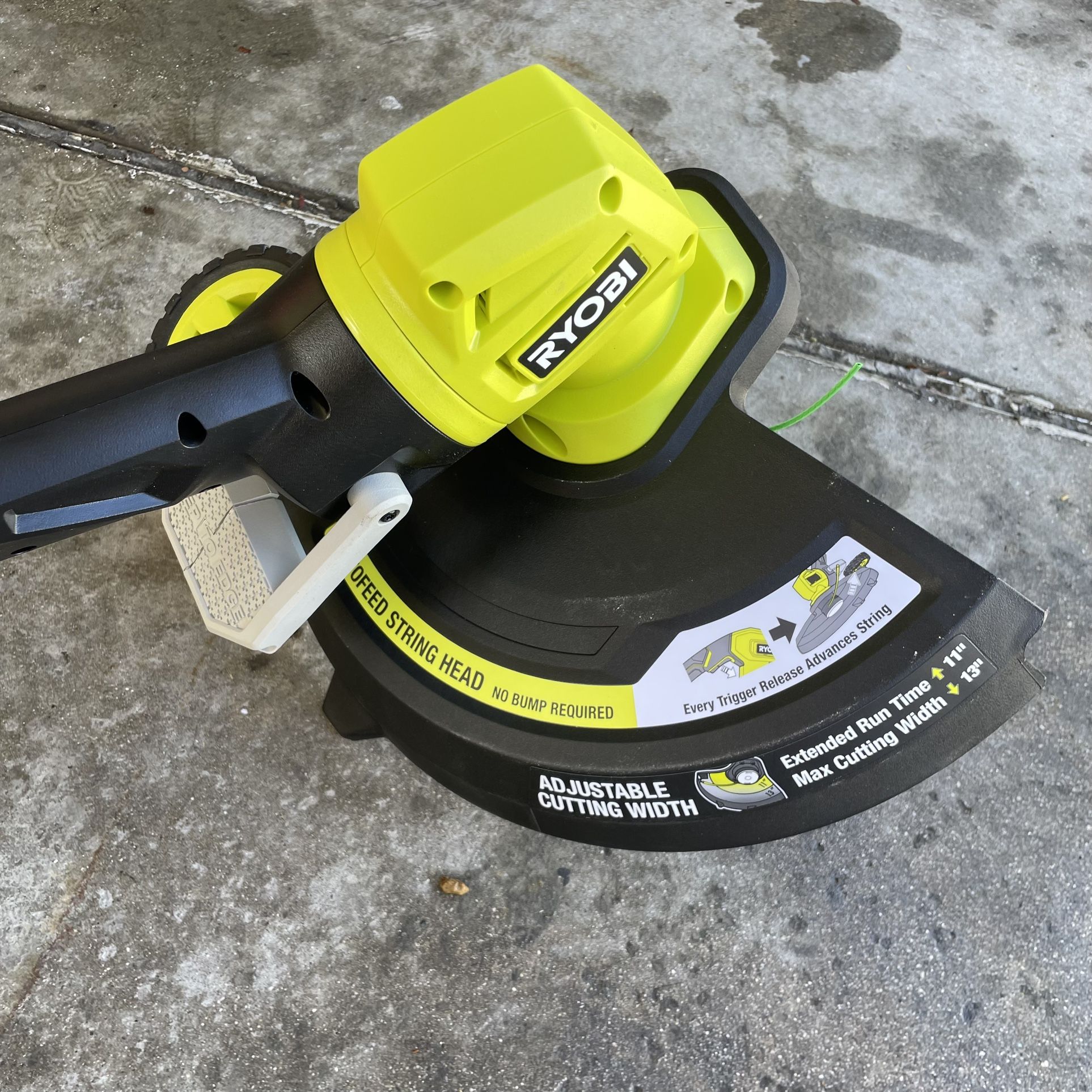 line trimmer ryobi one+ string trimmer