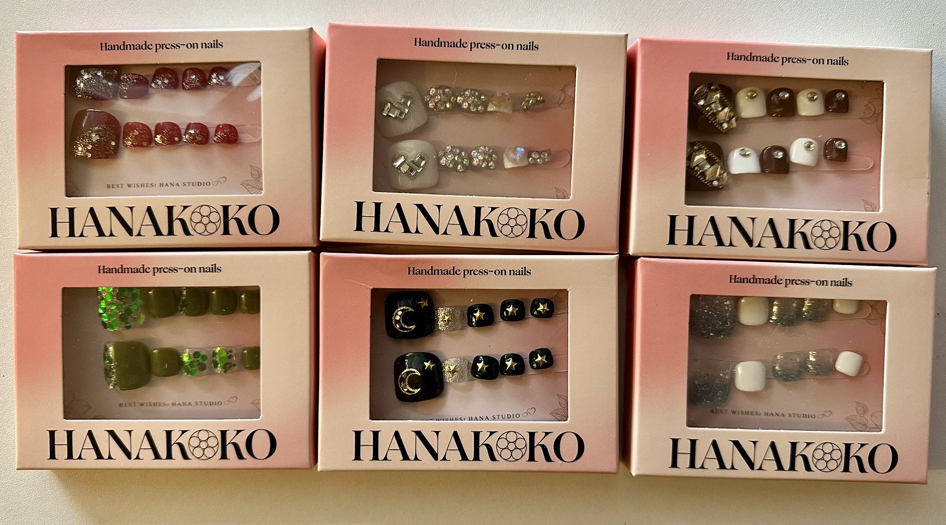 Hanakoko’s Press Nails For Toes (medium size)
