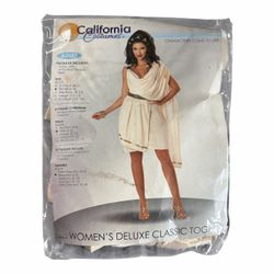 Roman Dress Adult Women’s Halloween Costume. Size Small. (New) * Tunic With Attached Drape Belt