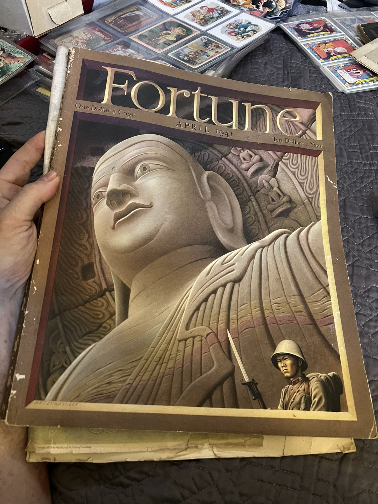 1941 APRIL FORTUNE MAGAZINE - GREAT COVER & ADS - BETHLEHEM STEEL,ASIA,CHINA