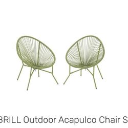 Outdoor Acapulco Chair Set