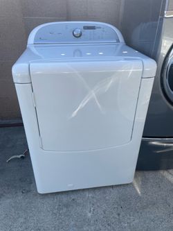 White Whirlpool Cabrio gas dryer