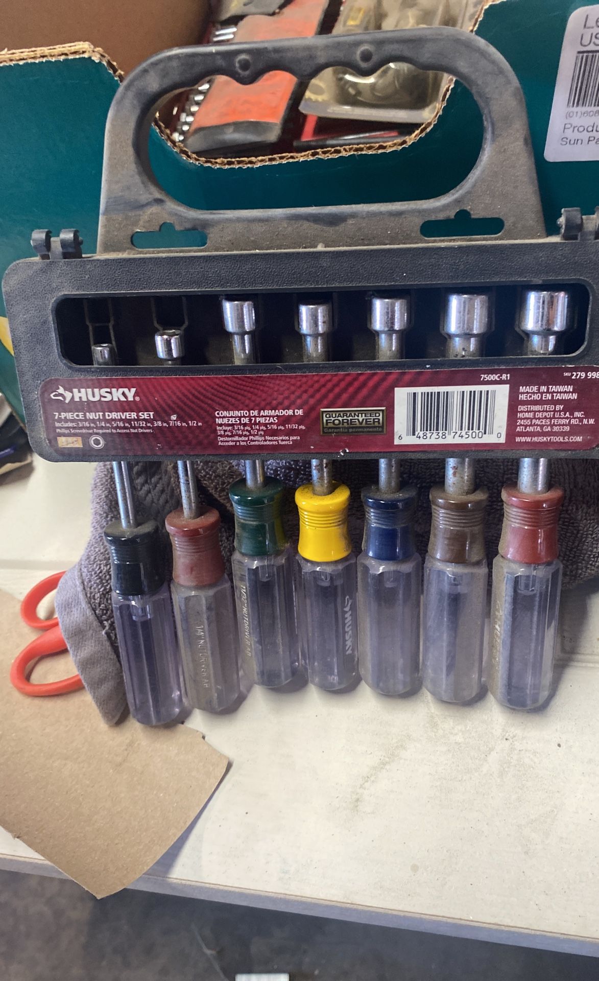 Seven Piece Nut Driver Set