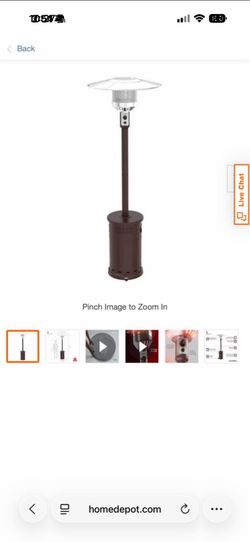 Propane patio heater