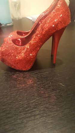 Red dorthy shoes