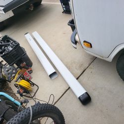 12 FT 5 INCH SQUARE TWO PIECE ALUMINUM STORAGE TUBE