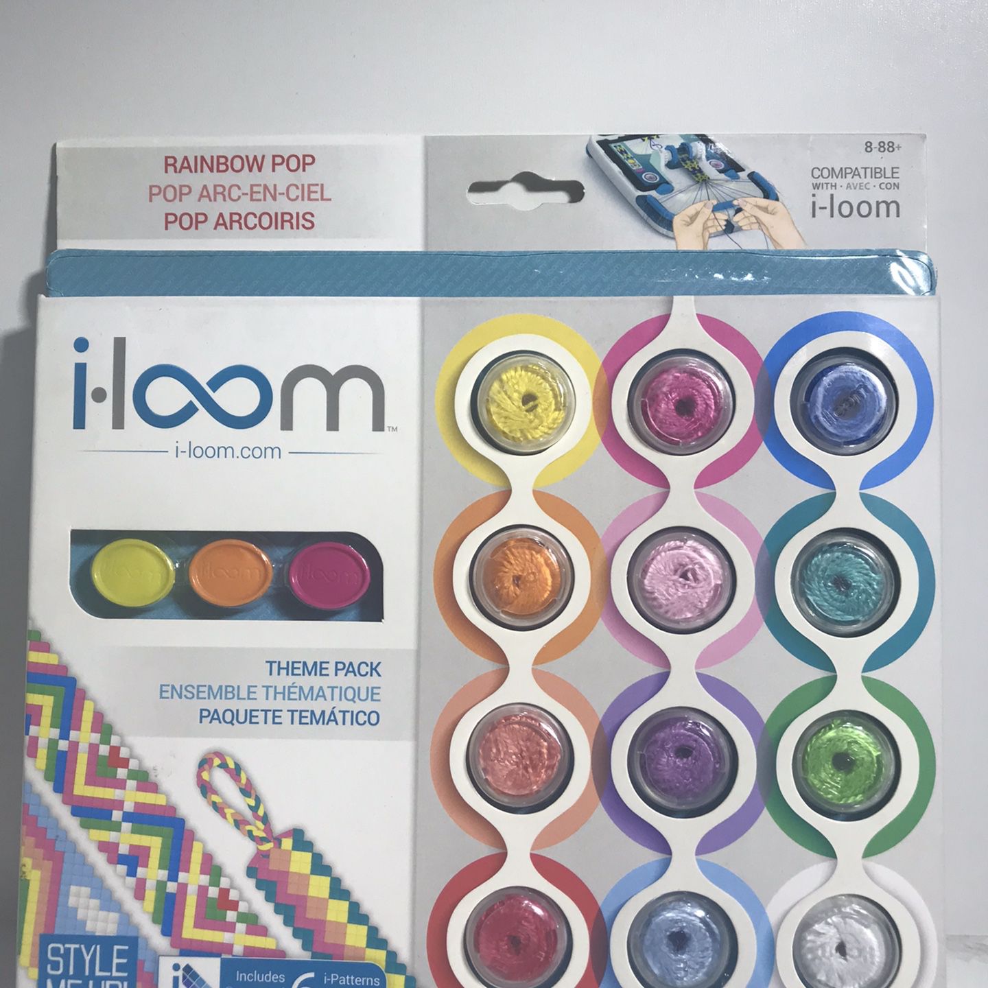 I loom Theme Packs Bracelet Locks Patterns And String Colors 