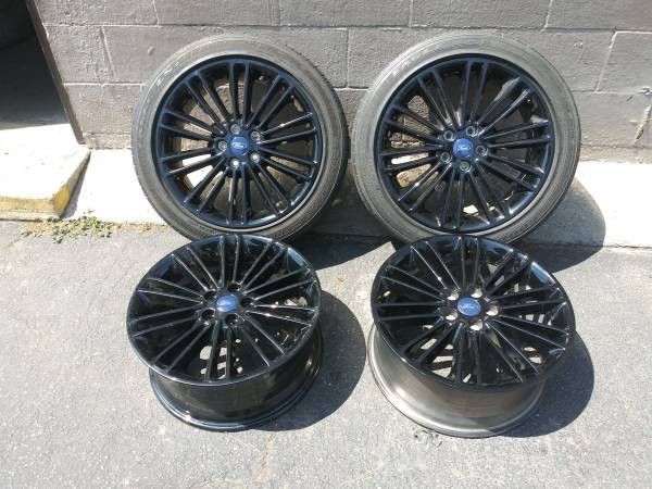 Original black 18 inch Ford focus rims, 5 on 108mm