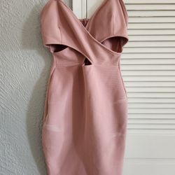 Salmon / Blush Pink Dress