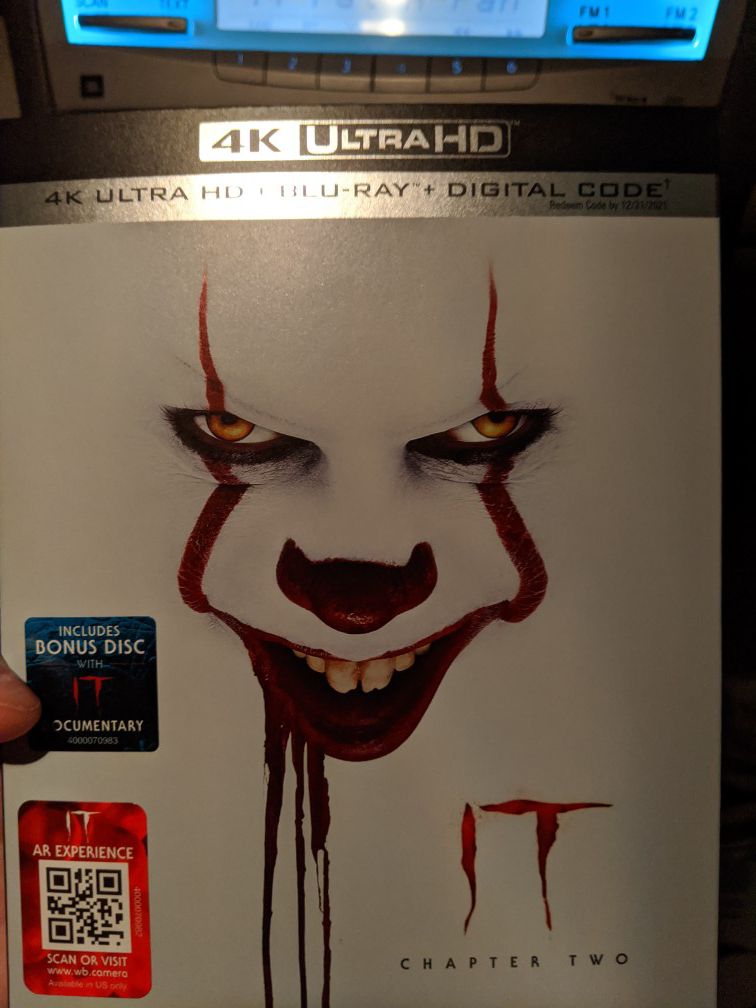 IT Chapter Two 4k digital code only! Instant delivery