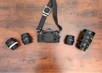 CANON A1 BUNDLE (Film camera)