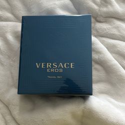 Versace Eros Eau de Toilette Spray 3.4 oz & Shower Gel Travel Set