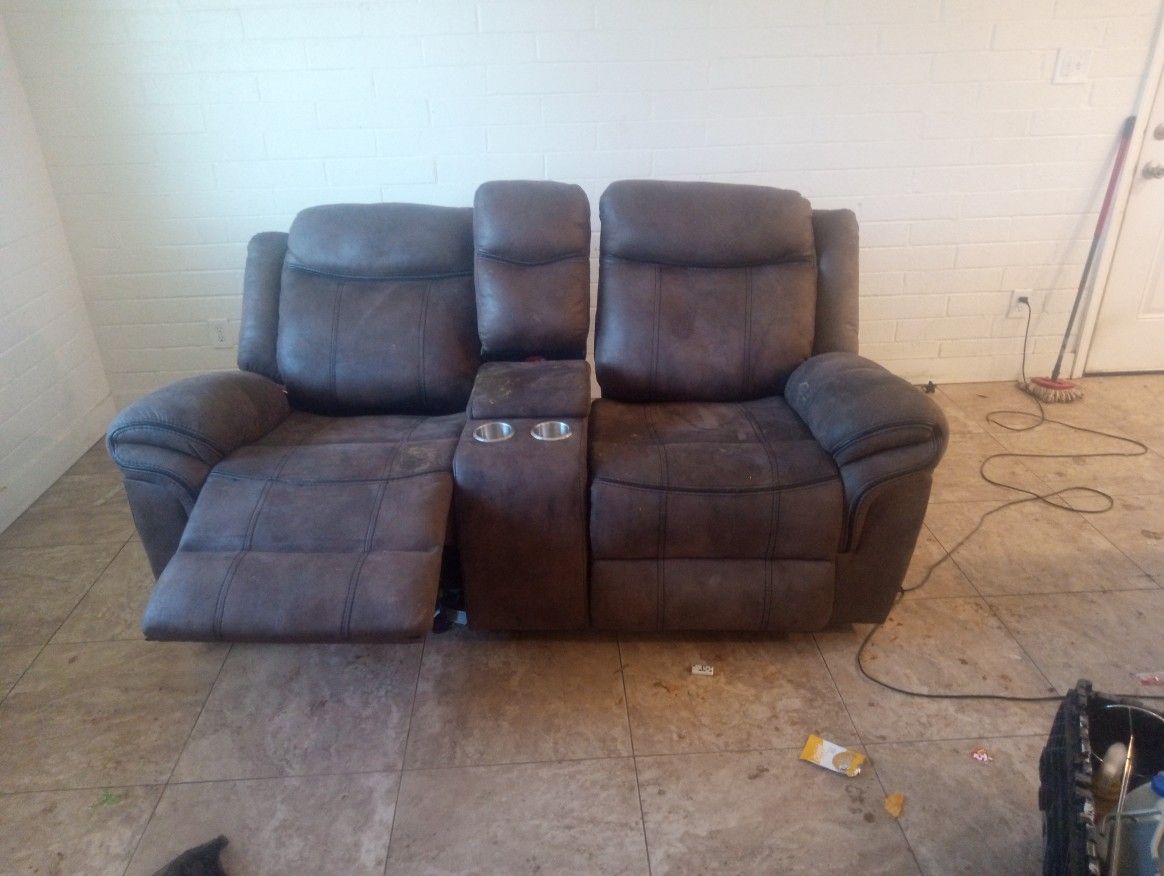 Love Seat Rocker/ Recliner