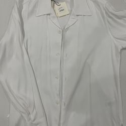 White Sandro Shirt Medium & Large