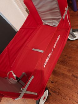 Radio Flyer 3-in-1 EZ Fold Wagon with brand new Canopy, for Kids 1.5+, UV Shade