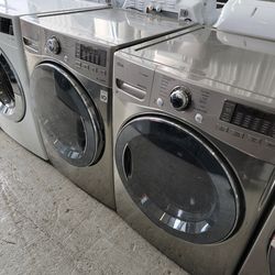 Lg Washer And Dryer Front Load Set Large Capacityl