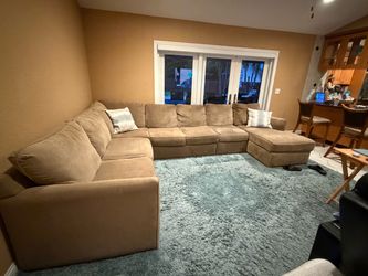 Large Sectional with Pull out Bed