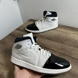 Air Jordan Retro 1 ‘95 TXT Concord White Black Sneakers Size 9.5 Shoes