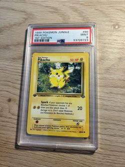 Pikachu 1st Edition Jungle PSA 9
