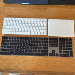 Apple Magic Keyboards And Trackpad 