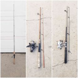 Fishing Pole With Reel  - 3 Available $20 Each