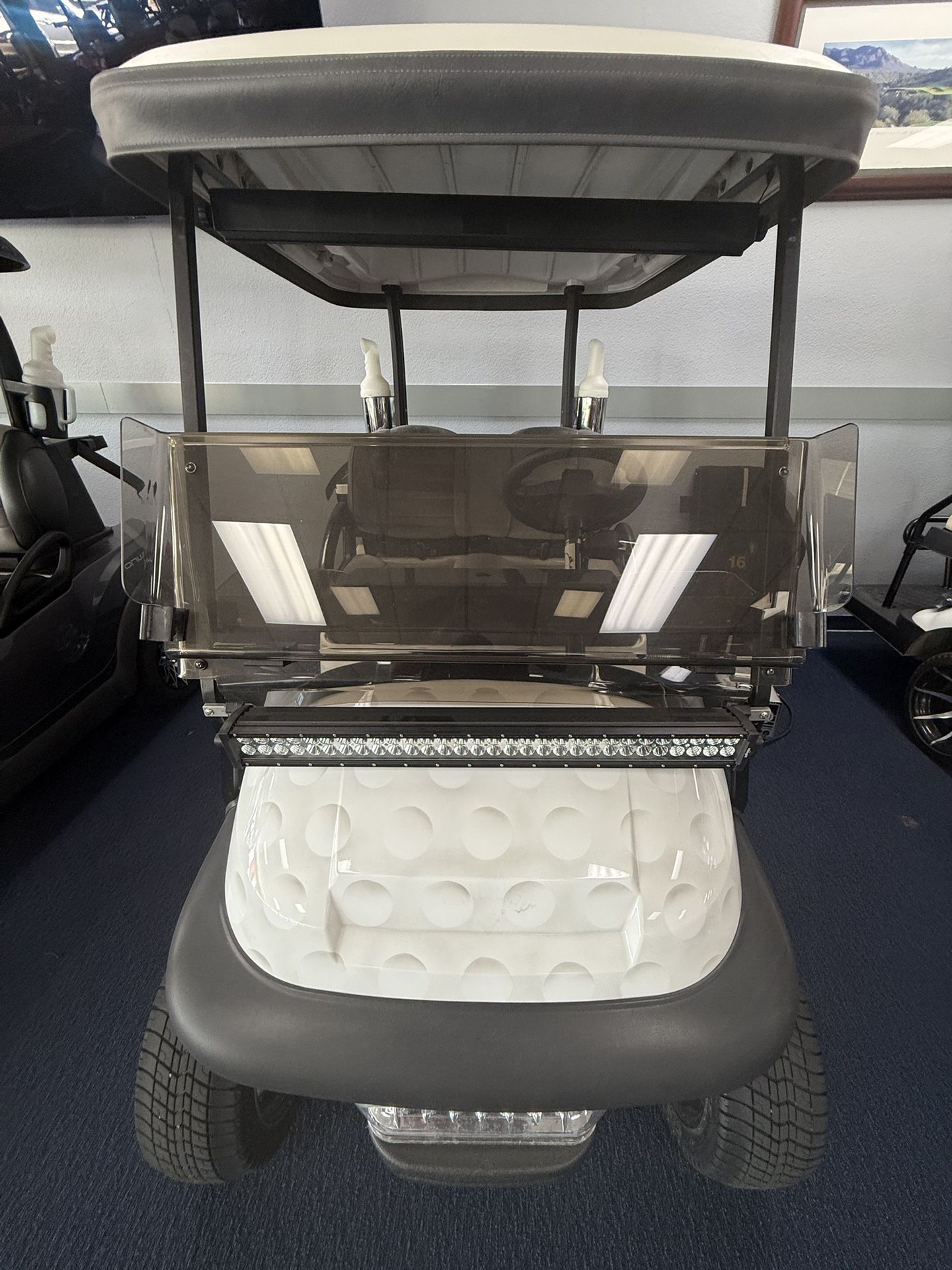 White Club Car - Golf Cart