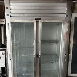 Double Glass Door Fridge Traulsen Refrigerator For Restaurant Or Garage
