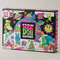 LOT OF 2 Authentic NeeDoh Advent Calendars - New & Sealed