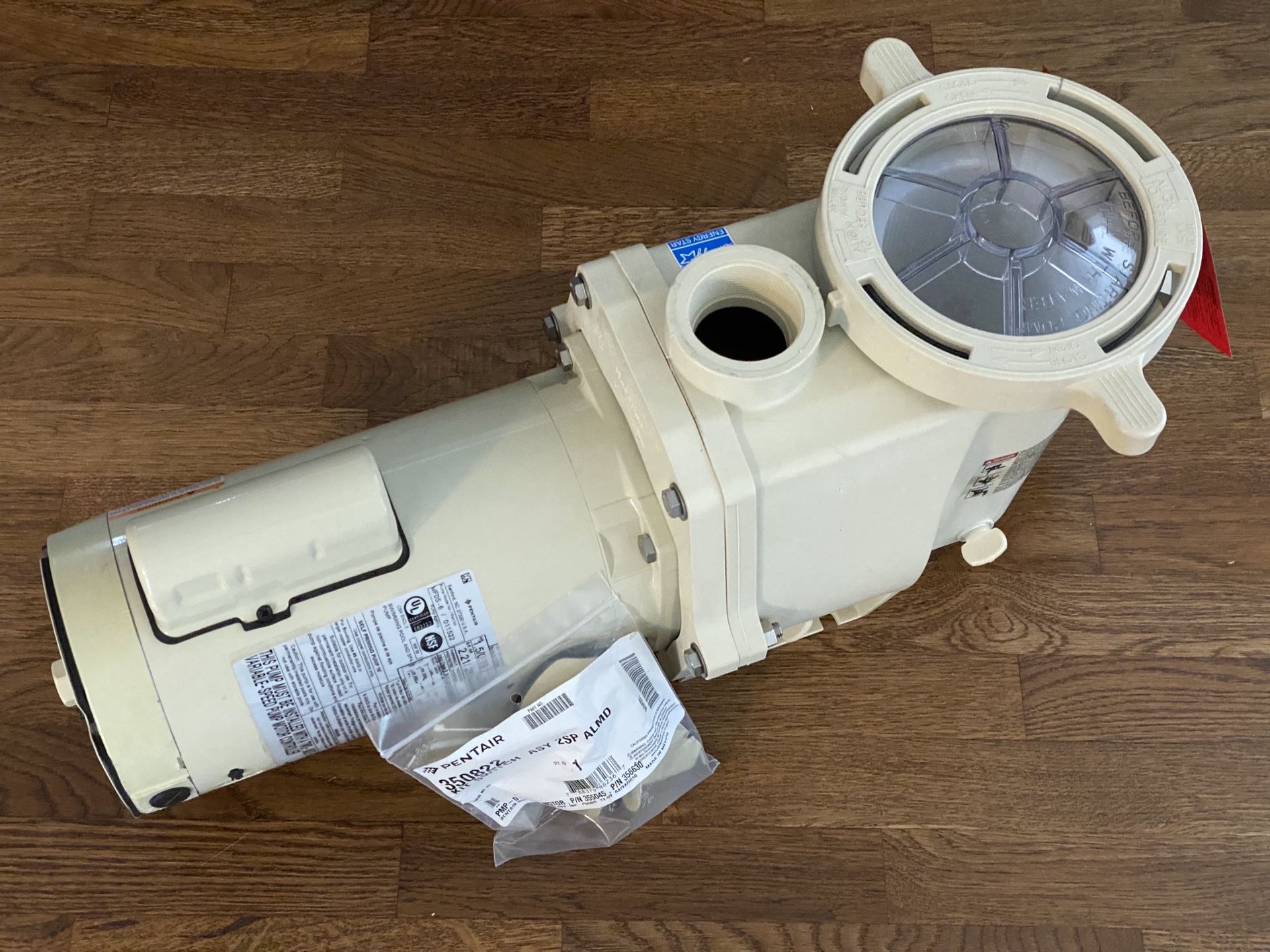 Pentair 011522 WhisperFlo 230V 1.5HP 2-Speed Pool Pump