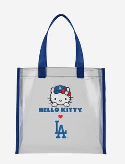 Hello Kitty LA Dodgers Clear Bag Genuine MLB Foco Sanrio NEW