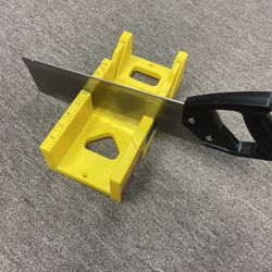 12” Mitre Box With Saw