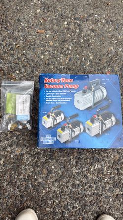 Rotary Vane Vacuum Pump - never used