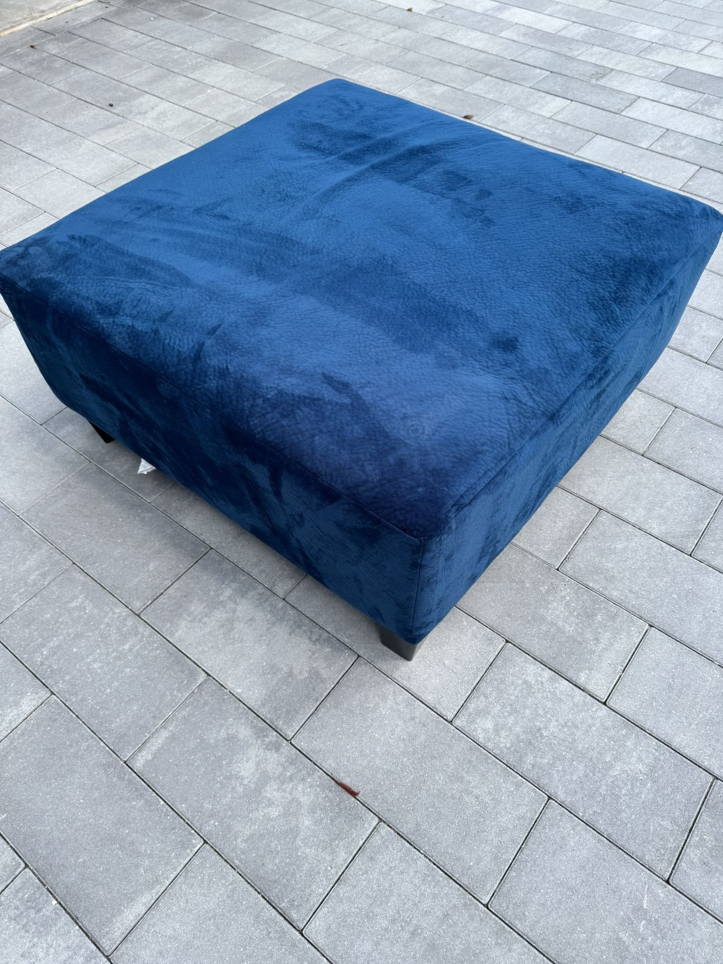 Blue Ottoman