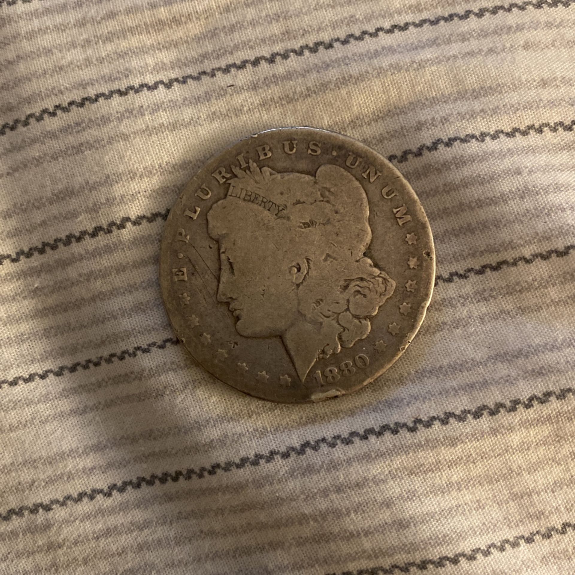 1880 Silver Morgan Dollar