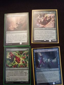 Magic cards spider Man edition
