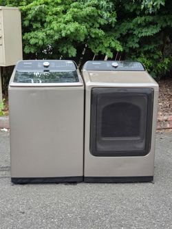 SAMSUNG  XL Capacity 5.0 cuft washer and 9.4 cuft Electric Dryer. Works Perfect. 30 Days warranty