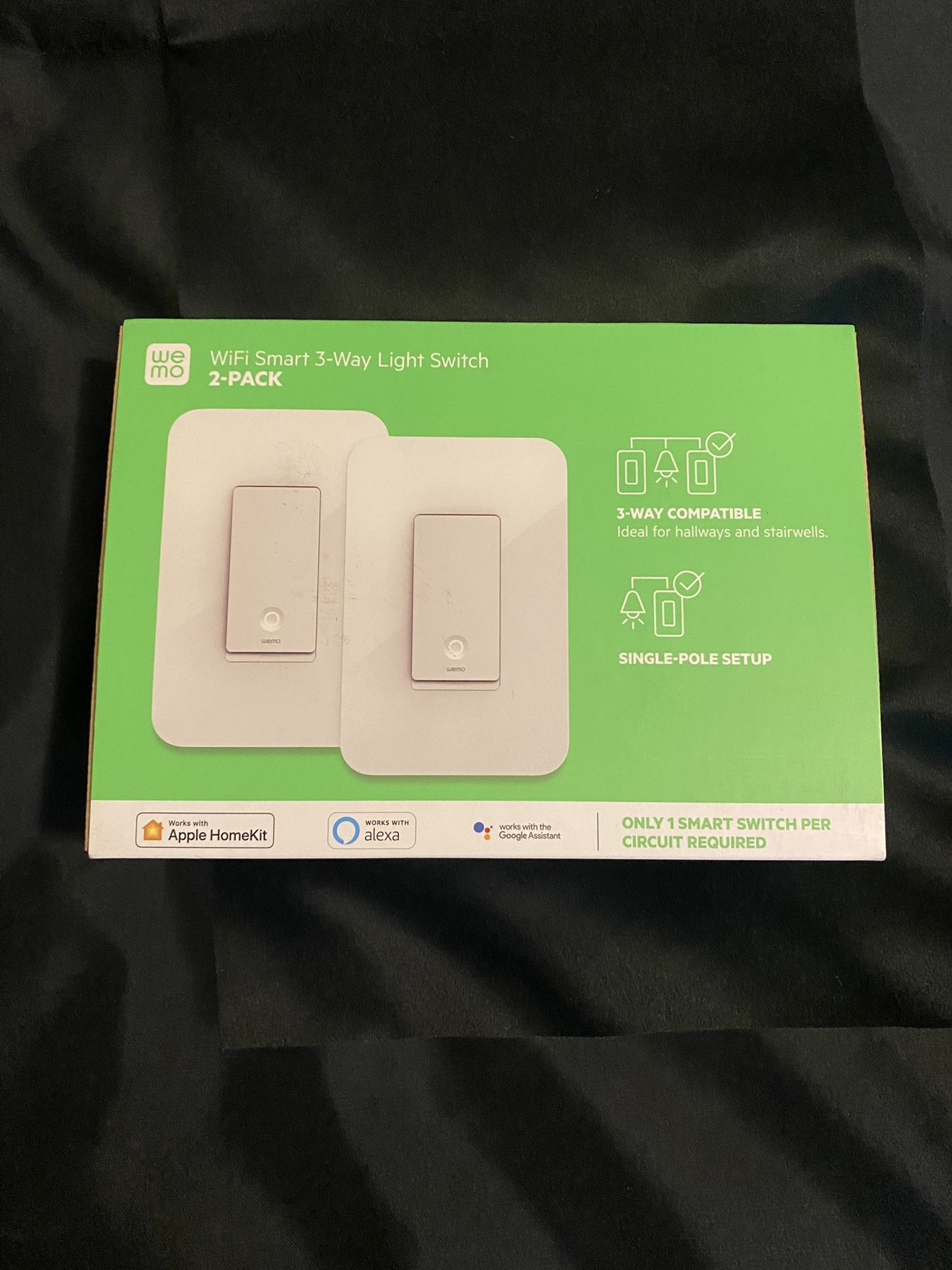 Wemo Wi-Fi Smart Light Switch (2-Pack)